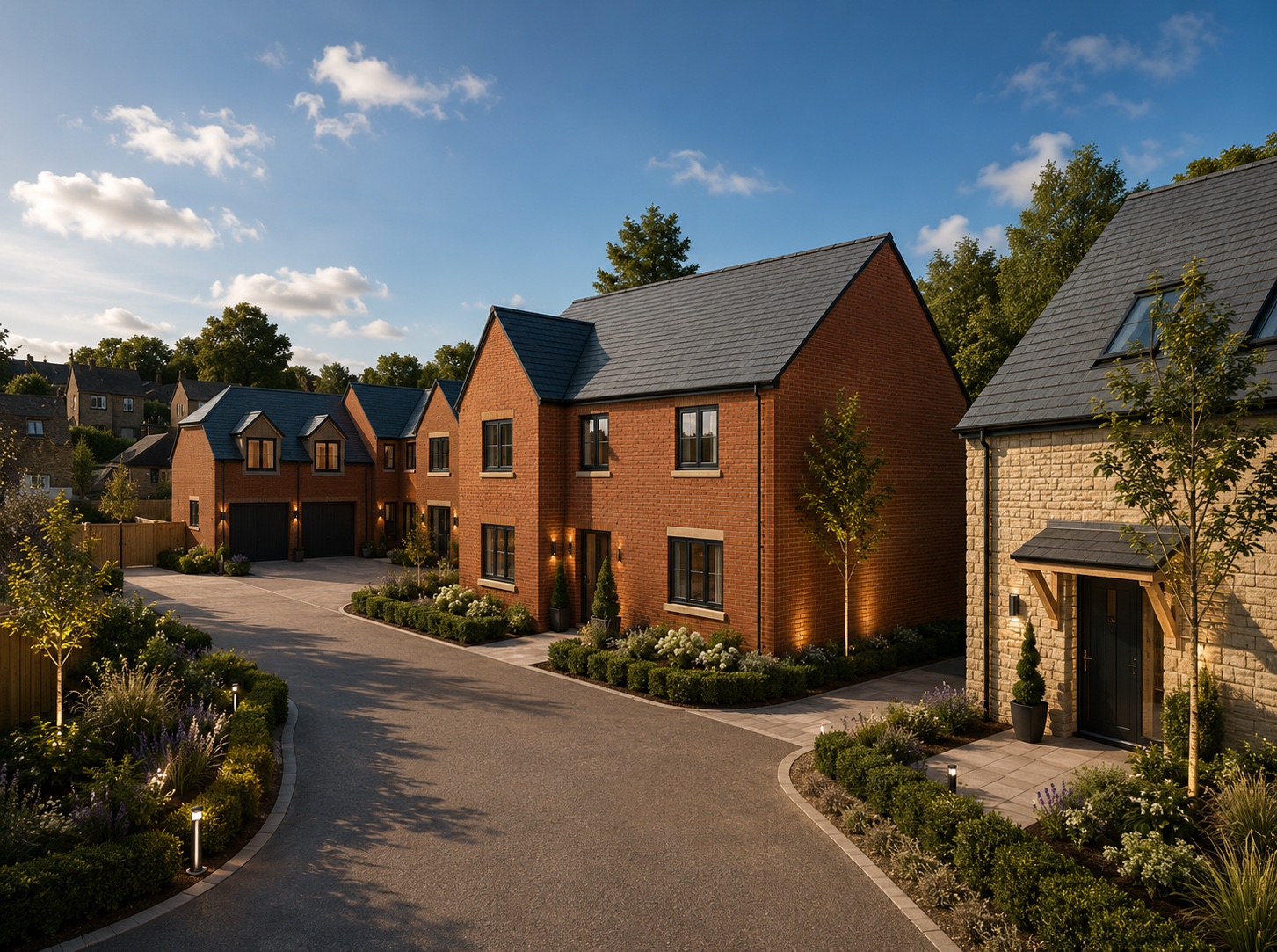 High Street, Flore homes