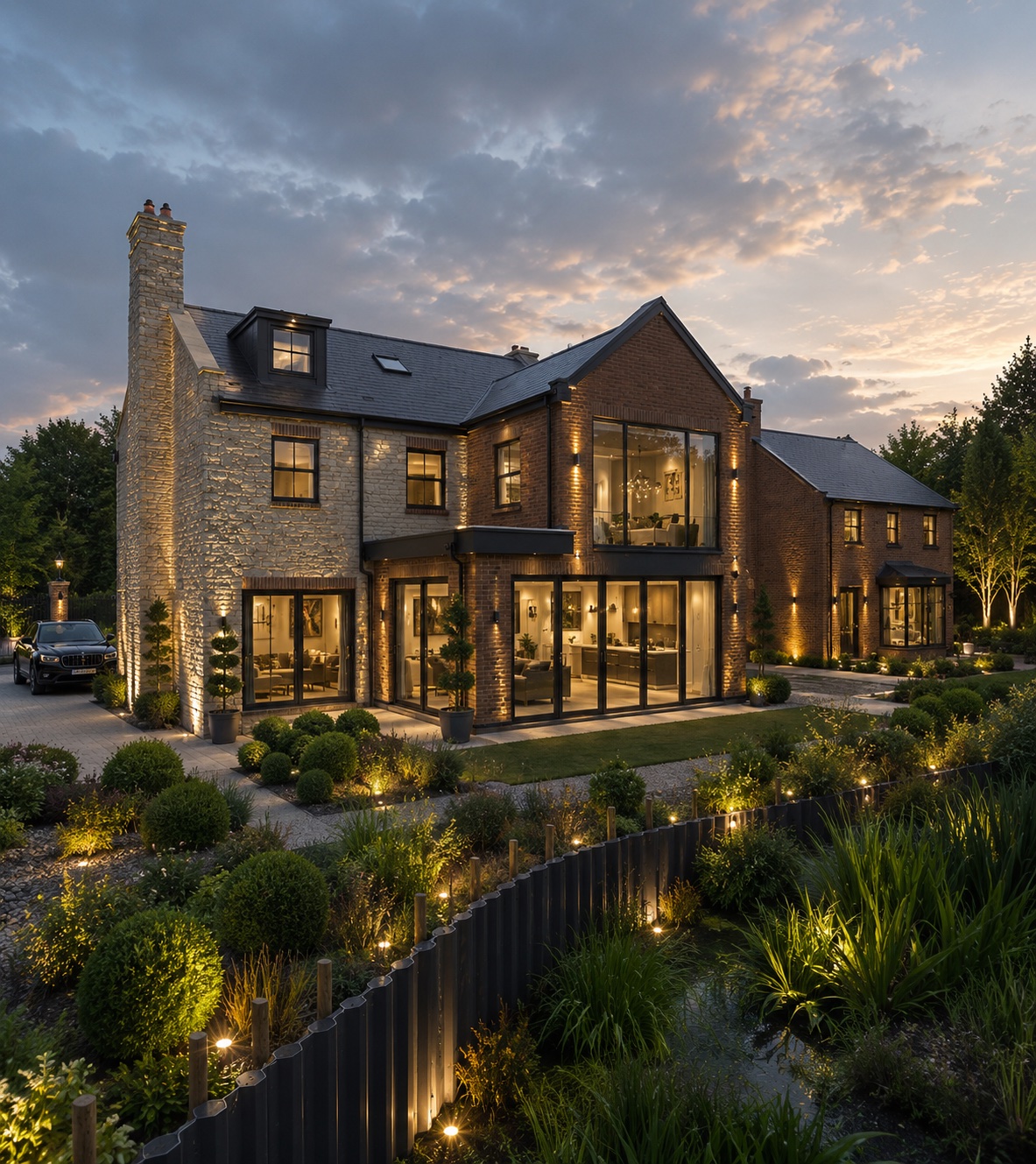 The Watling Mews at dusk
